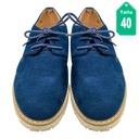 Zapatos TEX Azul Marino- 40