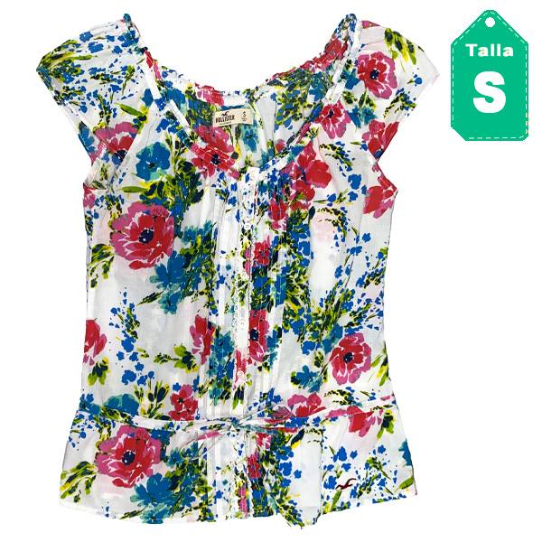 Blusa Hollister Floral- S