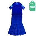 Conjunto de Gala Azul Rey- Plus Size