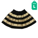 Falda Wild Cat Negro y Dorado- L