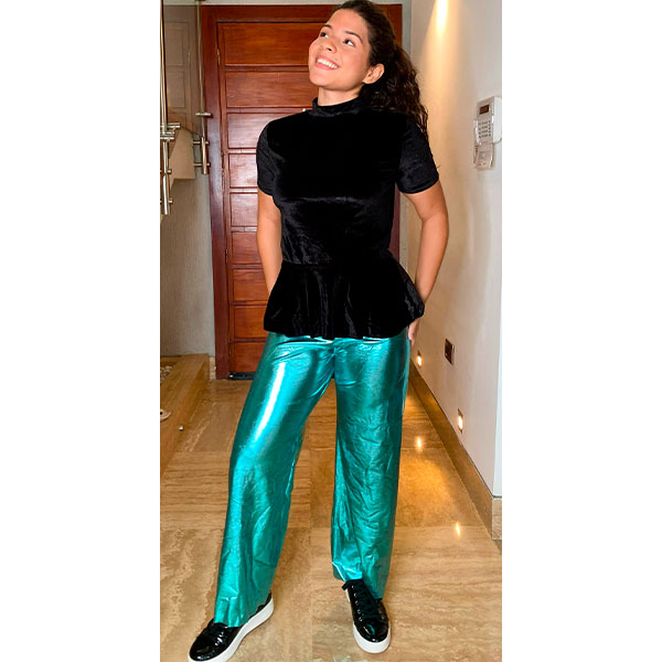 Pantalon Covas Metalizado- XS