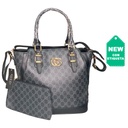 Cartera Gucci Negro y Gris