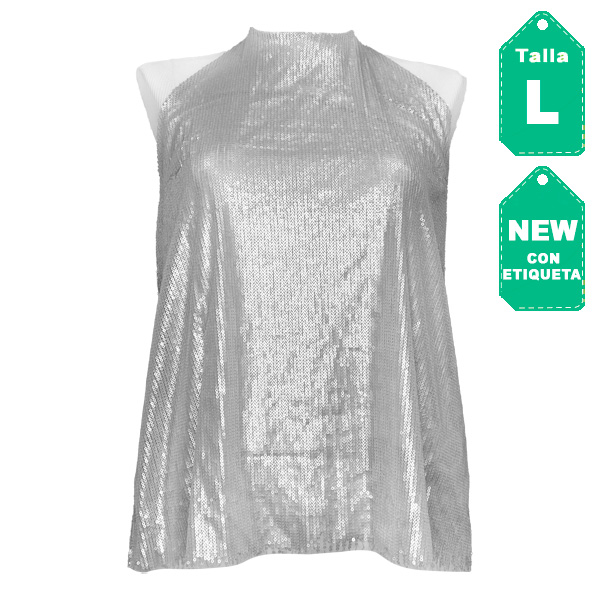 Blusa Aishop Lentejuelas- L