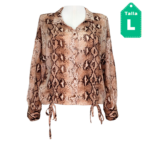 Camisa Hayden Animal Print- L