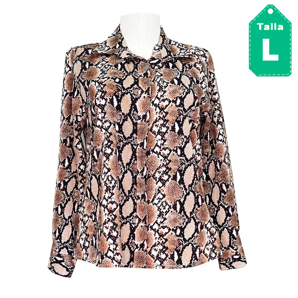 Camisa Bacci Animal Print- L