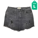 Falda Short Most Wanted Gray Denim- L