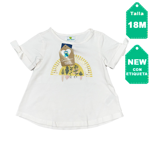 Blusa Emma´s Garden Blanco- 18M