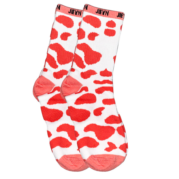Medias Vintage Jieyn Animal Print Coral- 35/38