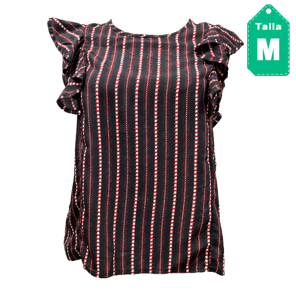 Blusa Salmon Estampado- M
