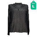 Blusa Stradivarius Negro- L