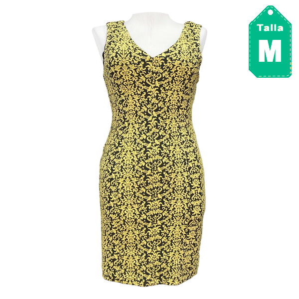 Vestido Niki Biki Amarillo y Negro- M
