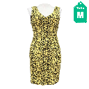 Vestido Niki Biki Amarillo y Negro- M