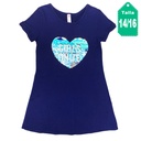 Vestido Justice Azul Marino- 14/16