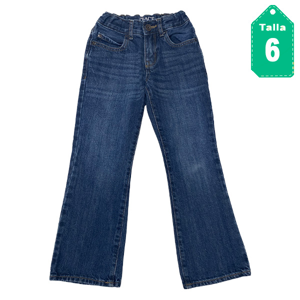 Jeans Place Azul Prelavado- 6