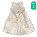 Vestido Kids Collection Nude- 2