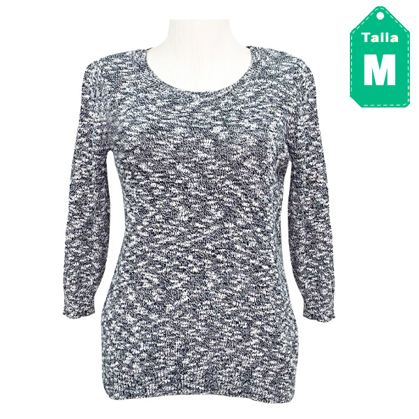 Sweater Old Navy Blanco y Negro- M