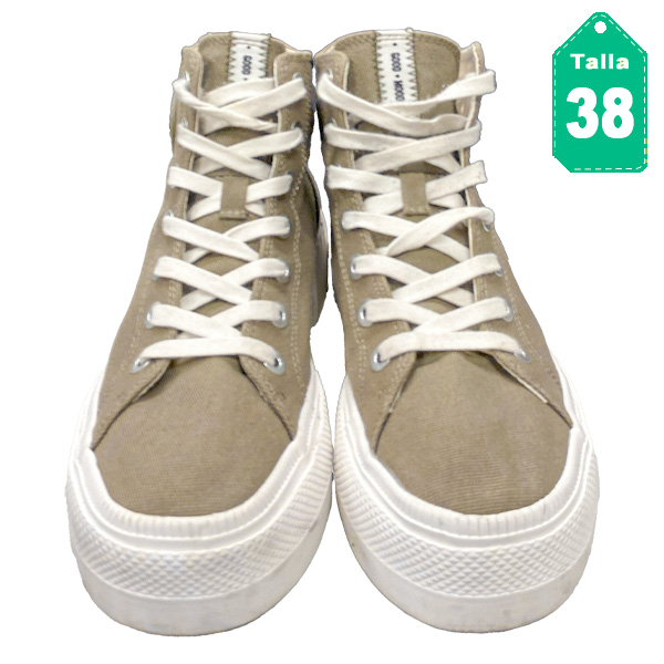 Botines Bershka Verde Oliva- 38