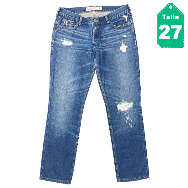 Jeans Hollister Prelavado- 27