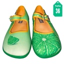 Zapatos Chocolaticas Verde- 36