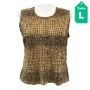 Blusa Plissé Estampado- L