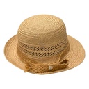 Sombrero Playero Nude y Marron Claro