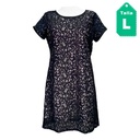 Vestido Loft Negro y Nude- L