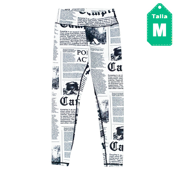 Leggins Shein Blanco y Negro- M