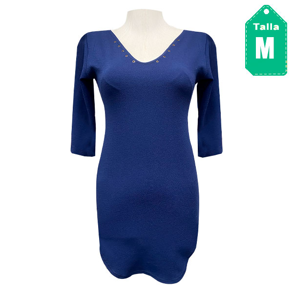 Vestido Azul Marino- M