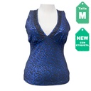 Blusa Minimi Azul y Negro- M