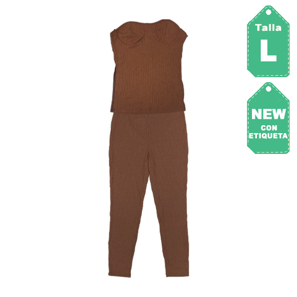Conjunto Shein Marron- L