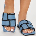 Sandalia Shein Azul Claro y Azul Oscuro- 40