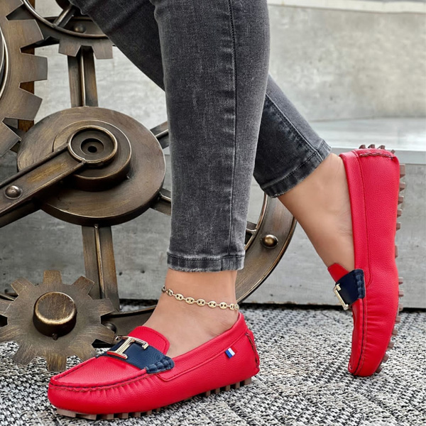 Mocasines Belive Rojo- 40