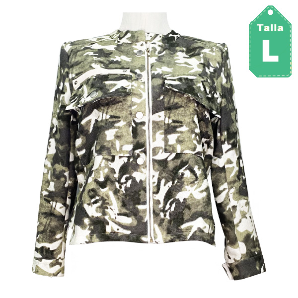 Chaqueta Café Camuflaje- L