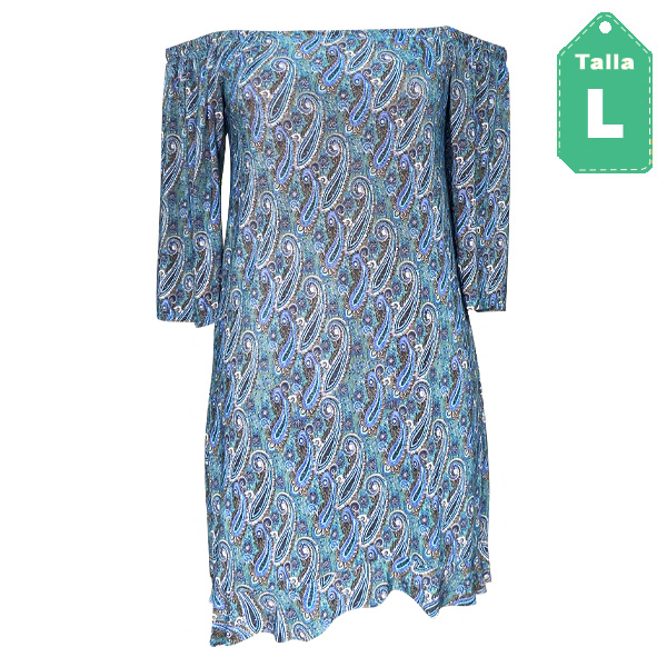 Vestido Estampado- L