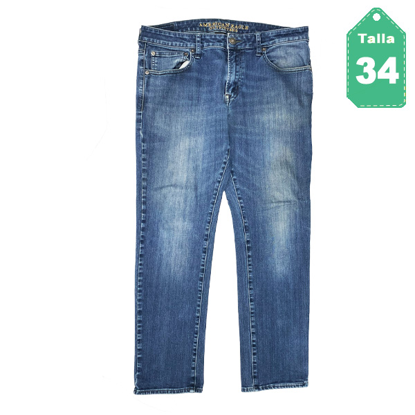 Jeans American Eagle Prelavado- 34