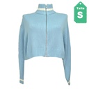 Sweater HyM Azul Claro y Blanco- S