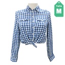 Camisa Papaya Cuadros- M
