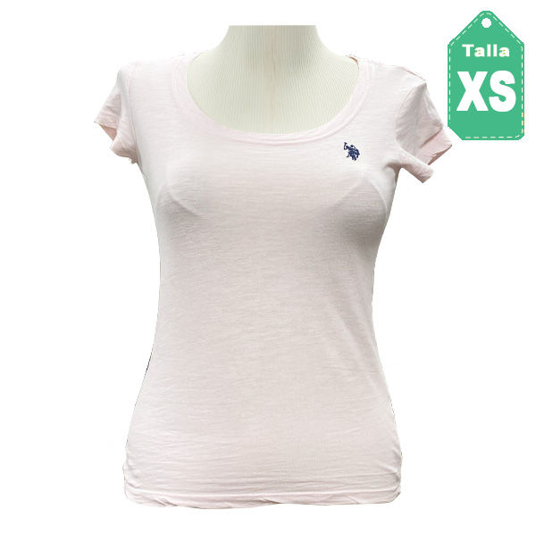 Blusa Polo Rosado- XS