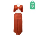 Conjunto Liquido Naranja- S