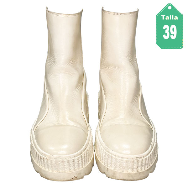 Botas Puma Blanco Hueso- 39