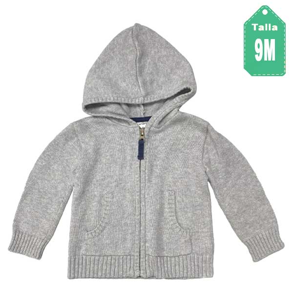Sweater Carter´s Gris- 9M