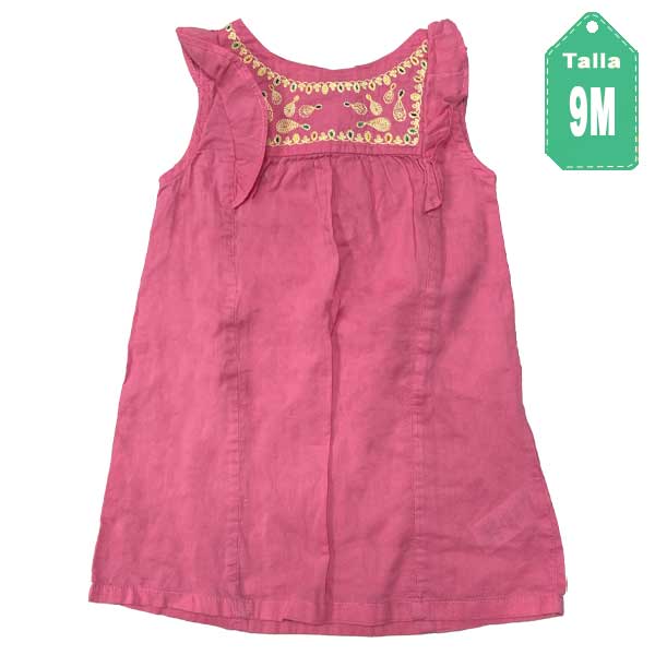 Vestido Carter´s Rosado- 9M