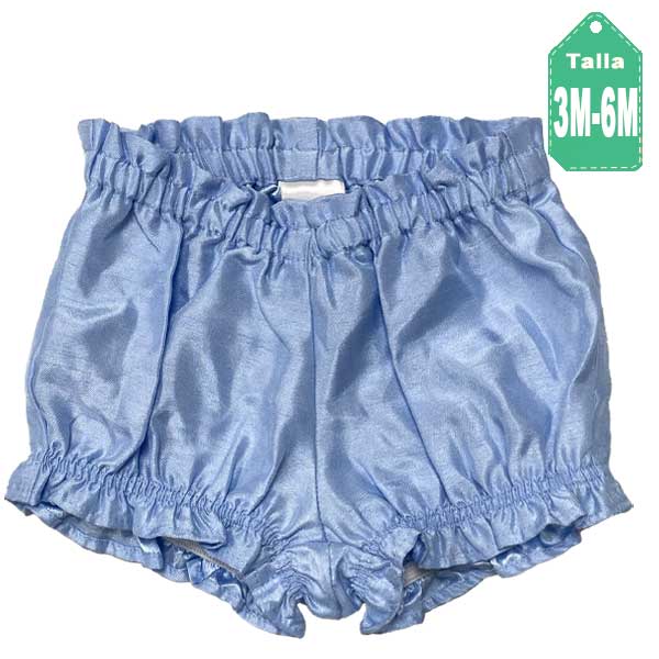 Short Gymboree Azul Celeste- 3/6M