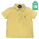 Chemise Polo Amarillo Pastel- 12M