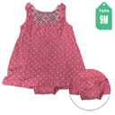 Vestido Carter´s Rosa y Blanco- 9M