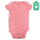 Body Carter´s Coral y Blanco- 6M
