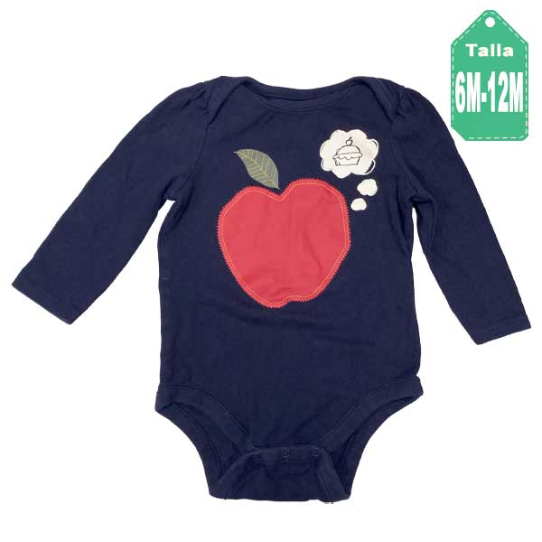 Body Baby Gap Azul Marino- 6/12M