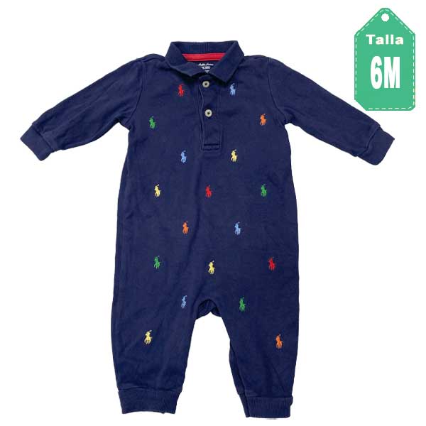 Enterizo Ralph Lauren Estampado- 6M