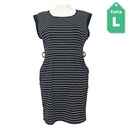 Vestido Da Moda Rayas- L