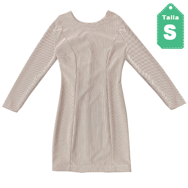 Vestido Nude y Negro- S